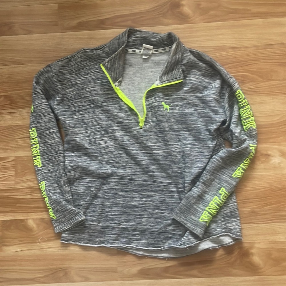Pink half zip